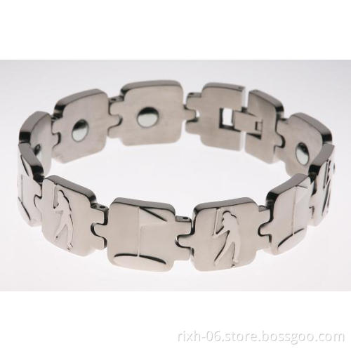 titanium golf bracelet